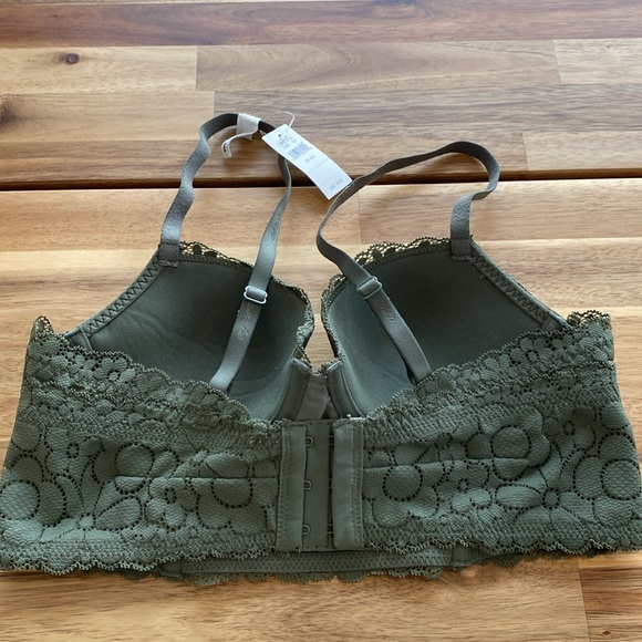 Aerie NWT Demi 34A Moss Green - Picture 6 of 7